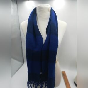 Blue Checkered Men's Scarf